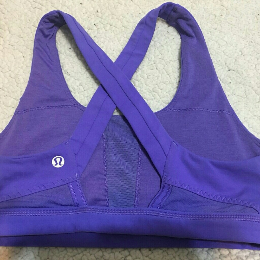 ****SOLD***** Lululemon Purple sports bra, size 6
